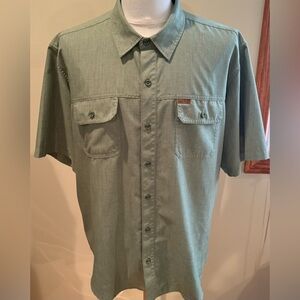 Orvis Button Down Sage Green Vented Fishing Shirt XXL